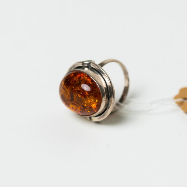 Cognac Ring | Amber Collection | Genuine Baltic Amber