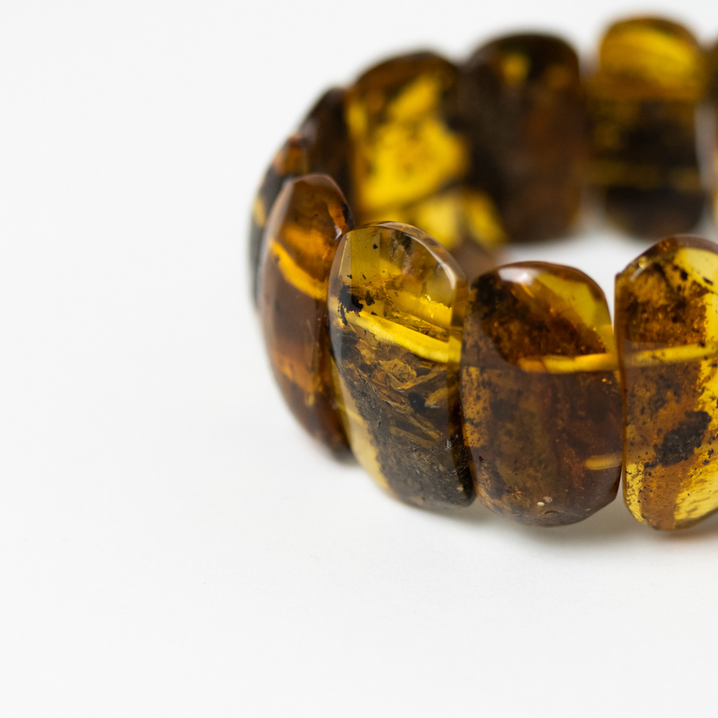 Large Bangle Bracelet | Amber Collection | Genuine Baltic Amber