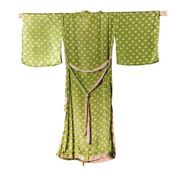 Boho Vintage Green Kimonos | Kimono Collection