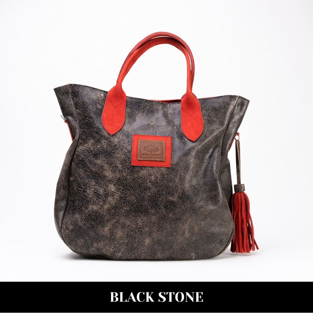 Tamu Bucket Bag in Red Suede | Bags & Crossbody | Genuine Leather | 6 Style