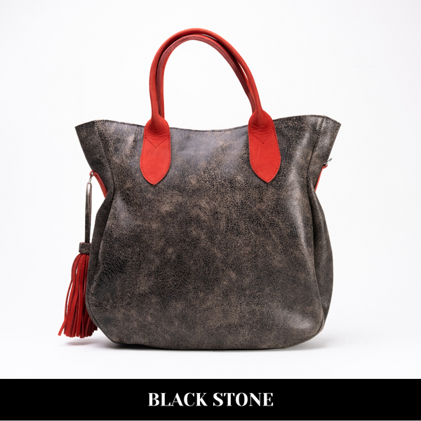 Tamu Bucket Bag in Red Suede | Bags & Crossbody | Genuine Leather | 6 Style