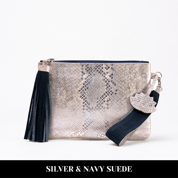 Ava Wristlet with Signature Lotus | Wallets & Wristlets | Genuine Leather | 7 Styles