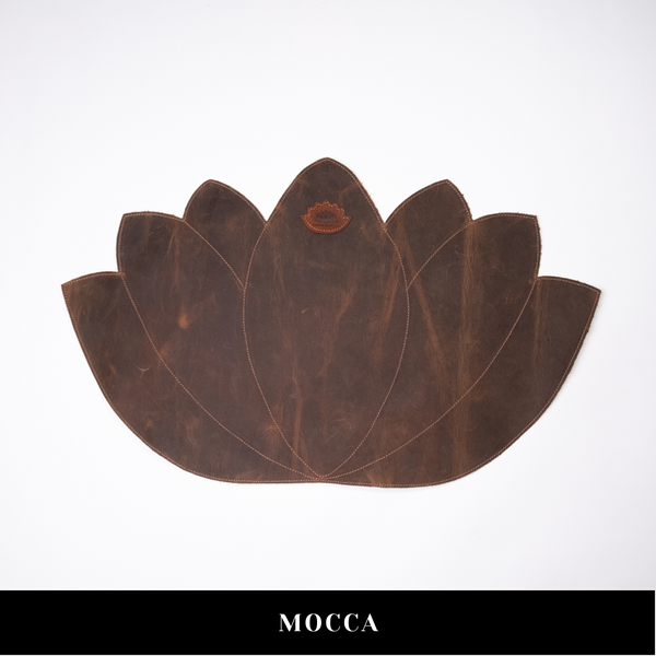 Lotus Leaf Desk Pad | Electronic Accessory | Genuine Leather | 7 Styles