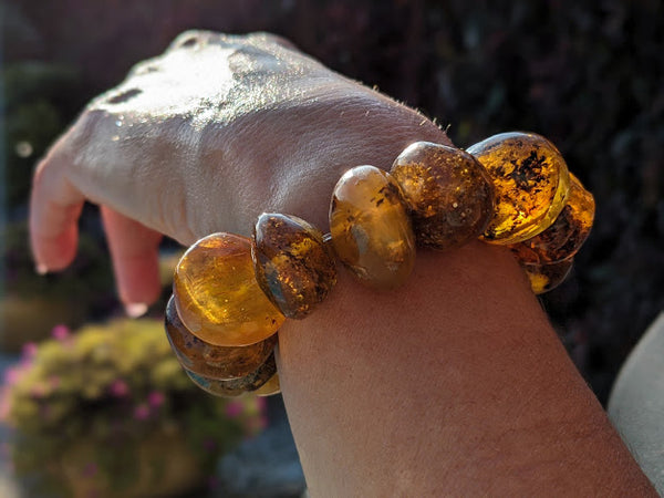 Large Nugget Bracelet | Amber Collection | Genuine Baltic Amber