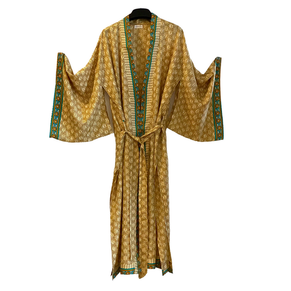 Boho Vintage Kimono - Citrine