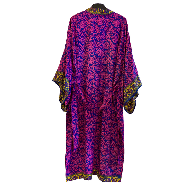 Boho Vintage Kimono - Garnet